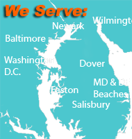 Paradisegraphicarts.com  supports Eastern Shore of MD Baltimore, Washington DC, Annapolis, Kent Island, Newark, Dover, Wilmington and Beaches of DE and MD